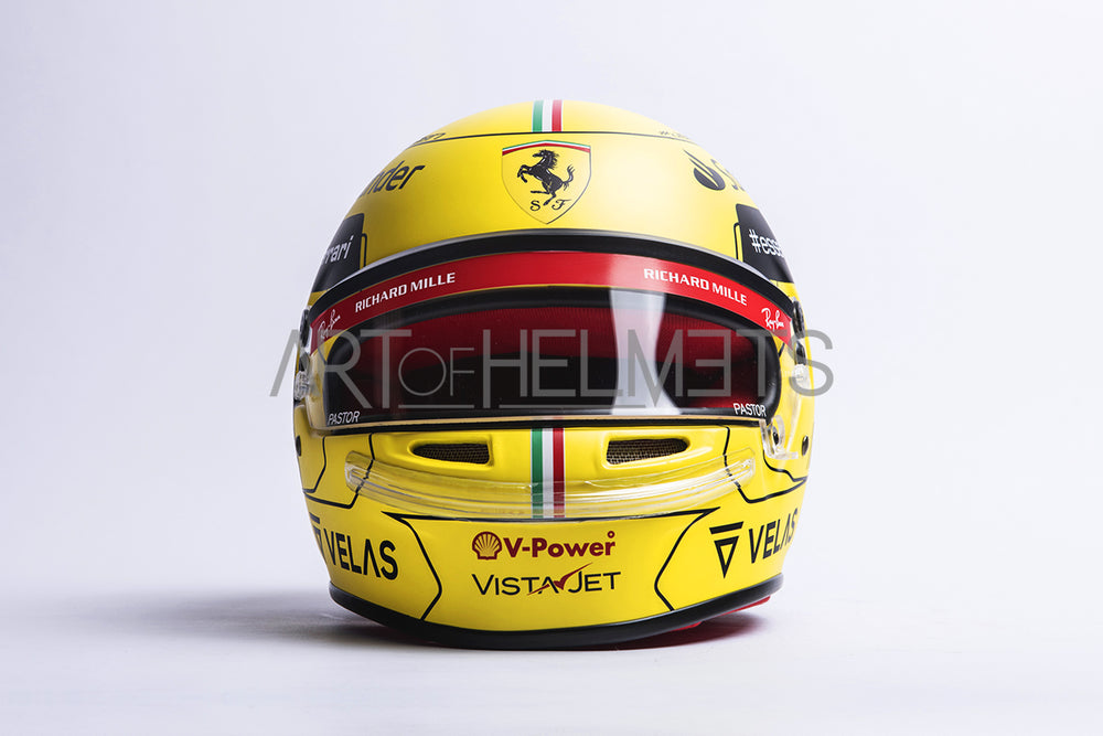 Charles Leclerc 2022 Monza Grand Prix F1 Full-Size 1:1 Replica Helmet