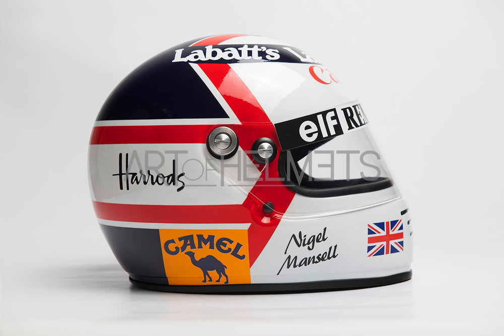 Nigel Mansell 1992 F1 World Champion Full-Size 1:1 Replica Helmet