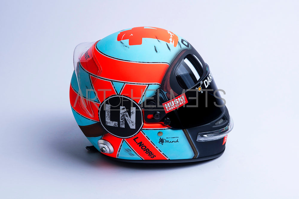 Lando Norris 2021 Monaco Grand Prix F1 Full-Size 1:1 Replica Helmet