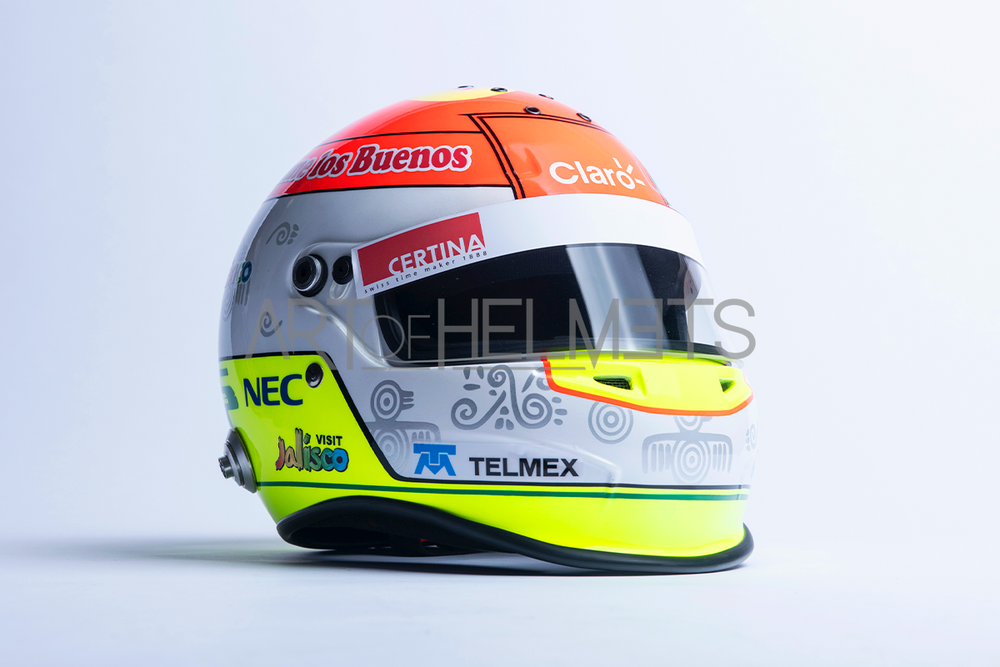 Sergio Perez 2012 F1 Monaco Grand Prix "Chespirito" Full-Size 1:1 Replica Helmet