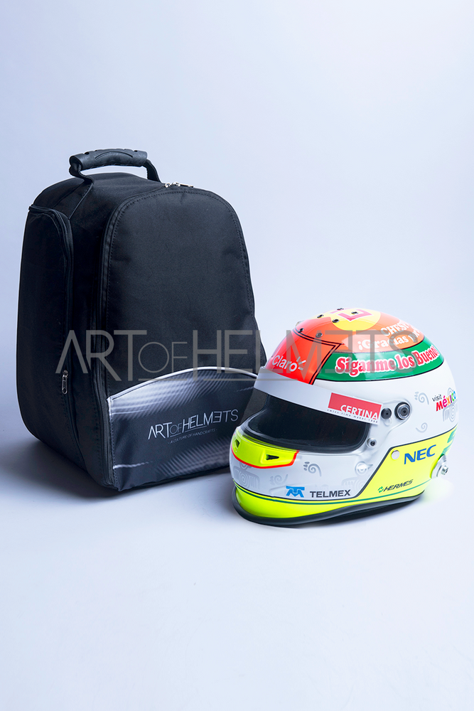 Sergio Perez 2012 F1 Monaco Grand Prix "Chespirito" Full-Size 1:1 Replica Helmet