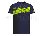 Art of Helmets Brush T-Shirt 2019 - Blue