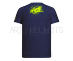 Art of Helmets Brush T-Shirt 2019 - Blue