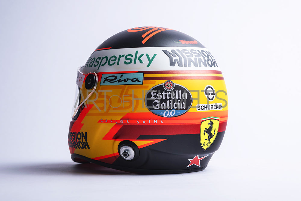 Carlos Sainz 2021 F1 Full-Size 1:1 Replica Helmet