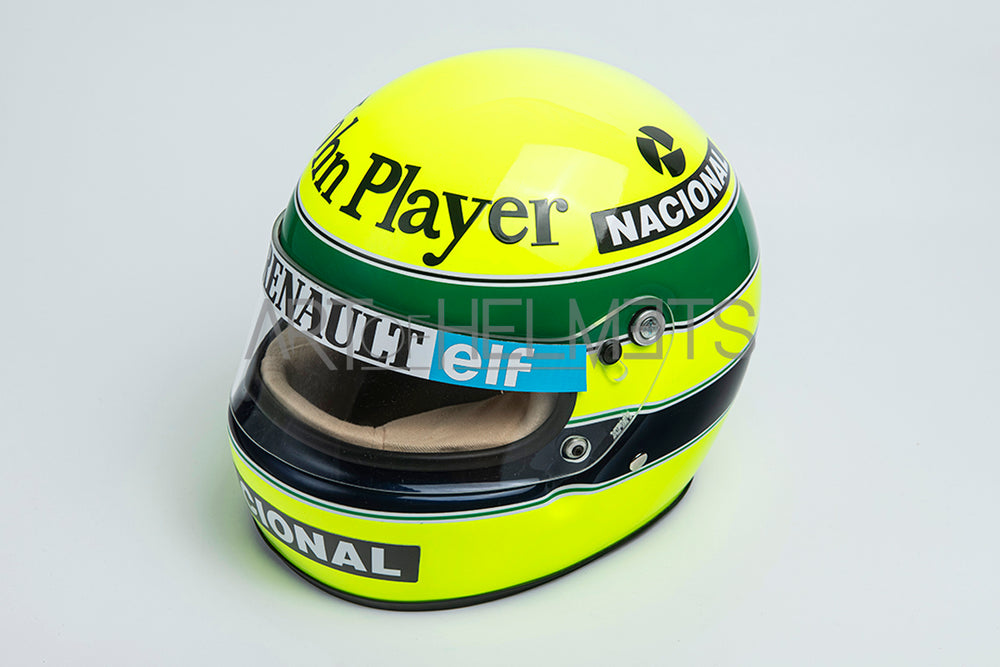 Ayrton Senna 1985 & 1986 F1 Full-Size 1:1 Replica Helmet