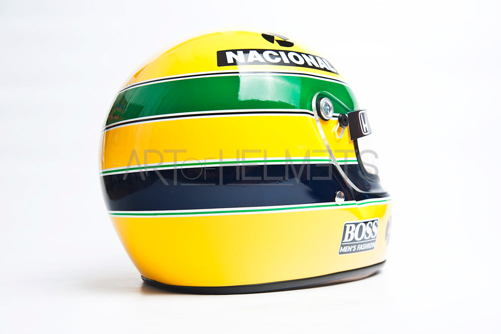 Ayrton Senna 1988 F1 Full-Size 1:1 Replica Helmet