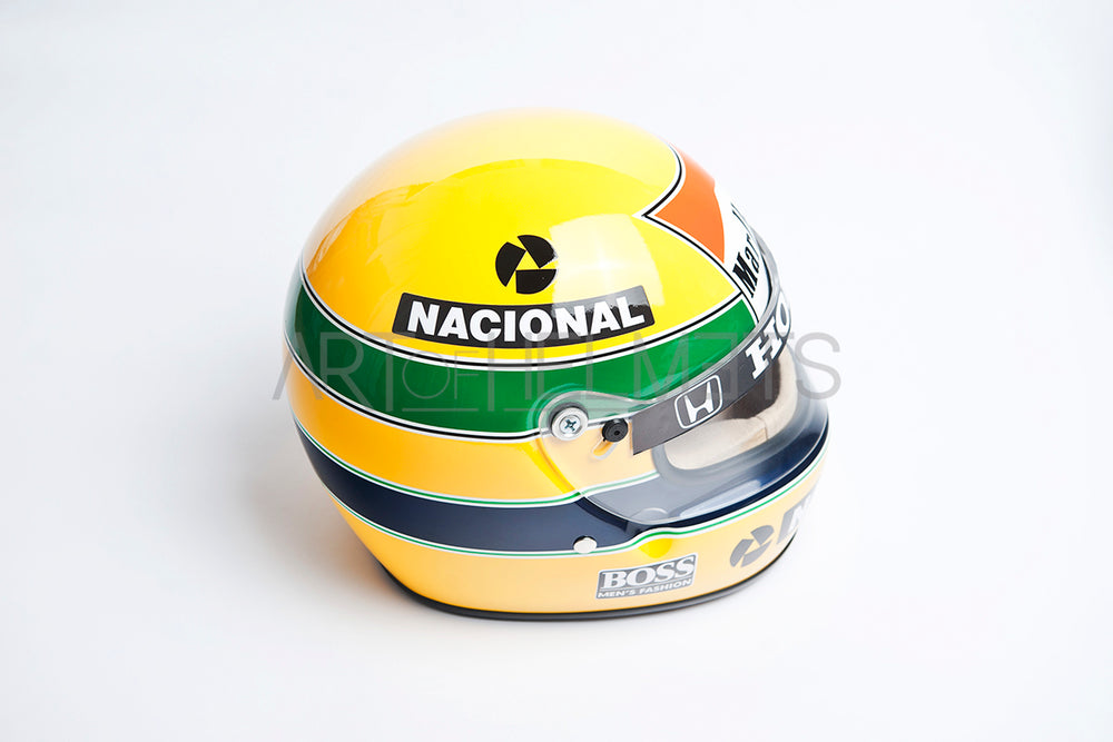 Ayrton Senna 1988 F1 Full-Size 1:1 Replica Helmet