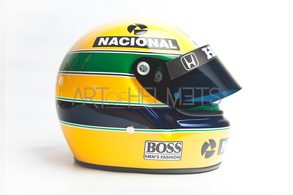 Ayrton Senna 1991 F1 Full-Size 1:1 Replica Helmet