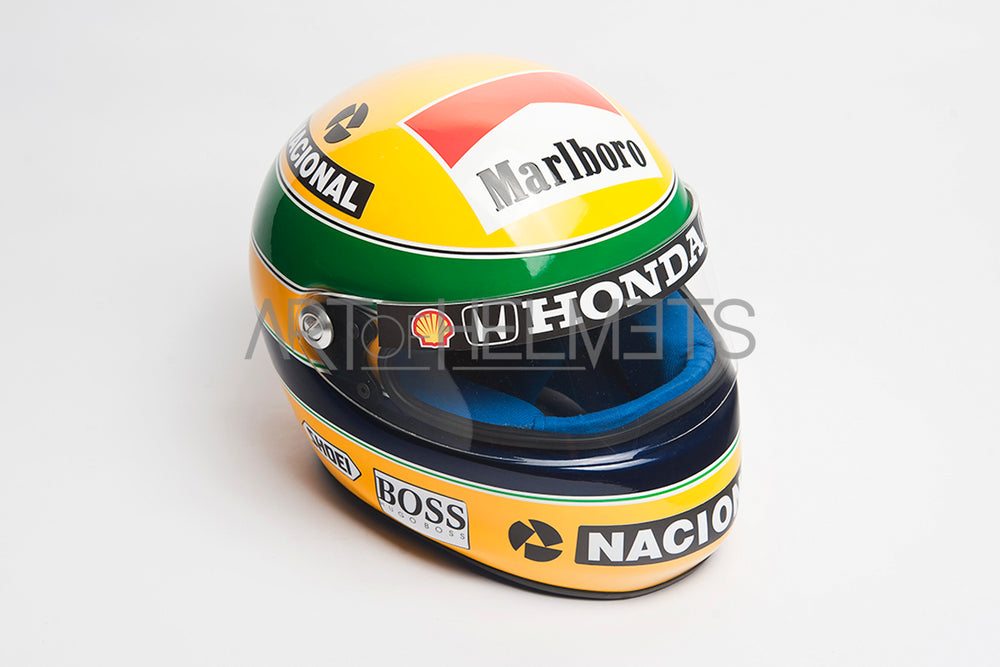 Ayrton Senna 1992 F1 Full-Size 1:1 Replica Helmet