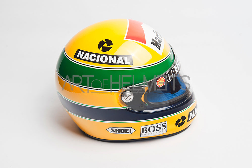 Ayrton Senna 1992 F1 Full-Size 1:1 Replica Helmet