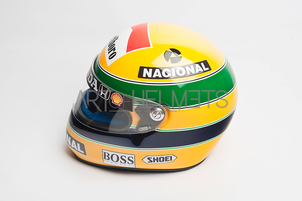 Ayrton Senna 1992 F1 Full-Size 1:1 Replica Helmet