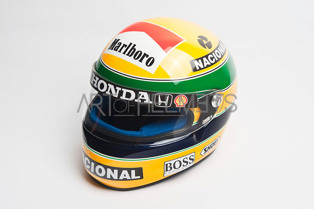 Ayrton Senna 1992 F1 Full-Size 1:1 Replica Helmet