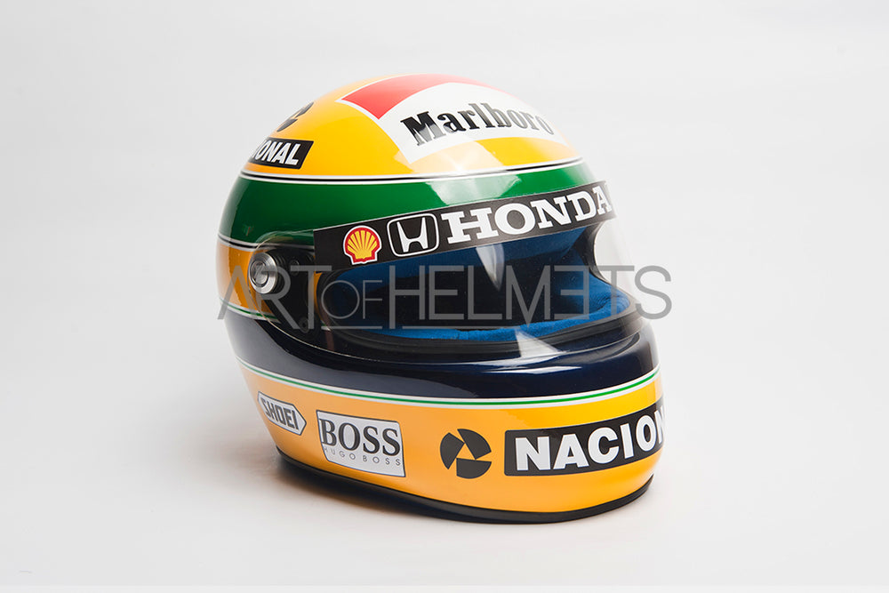 Ayrton Senna 1992 F1 Full-Size 1:1 Replica Helmet