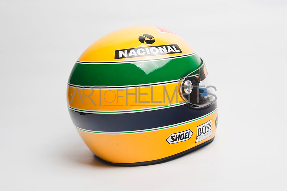 Ayrton Senna 1992 F1 Full-Size 1:1 Replica Helmet