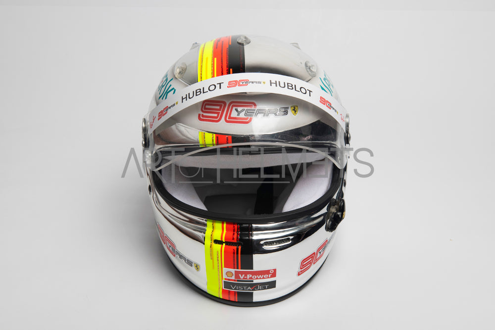 Sebastian Vettel 2019 Chrome Singapore Grand Prix Full-Size 1:1 Replica Helmet