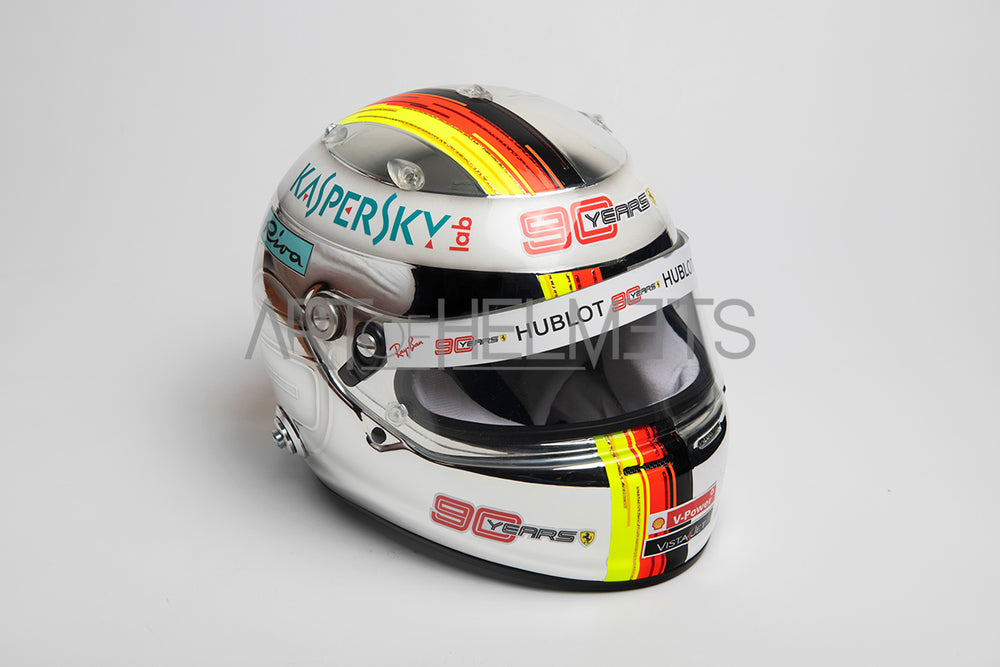 Sebastian Vettel 2019 Chrome Singapore Grand Prix Full-Size 1:1 Replica Helmet