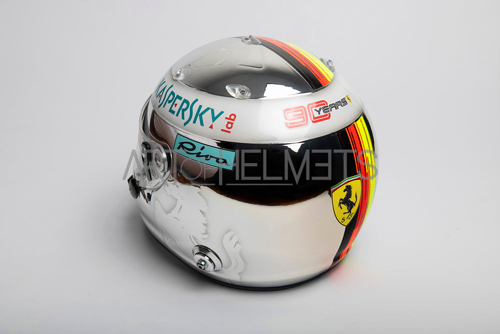 Sebastian Vettel 2019 Chrome Singapore Grand Prix Full-Size 1:1 Replica Helmet