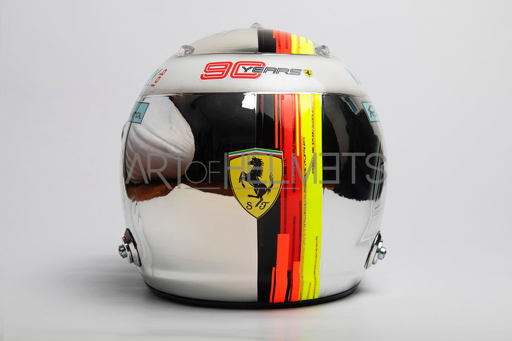 Sebastian Vettel 2019 Chrome Singapore Grand Prix Full-Size 1:1 Replica Helmet