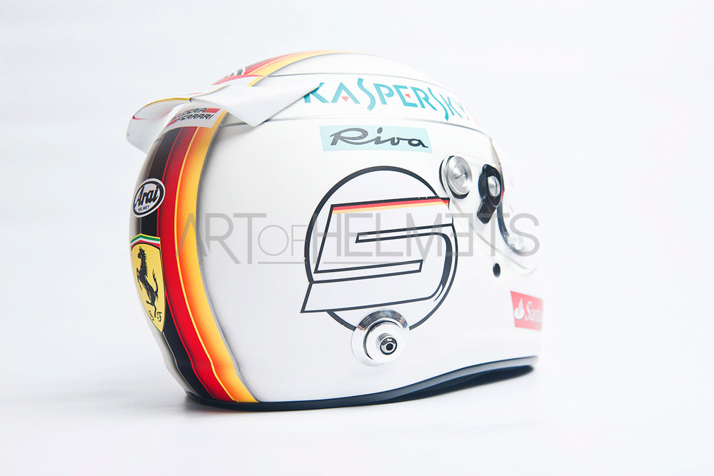 Sebastian Vettel 2017 Australian Grand Prix Full-Size 1:1 Replica Helmet