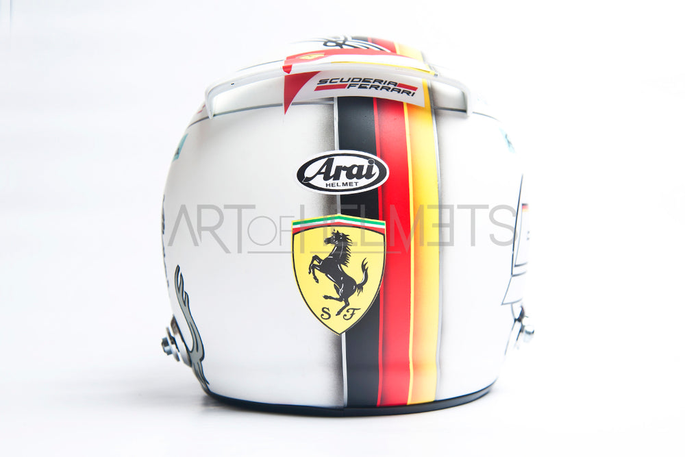 Sebastian Vettel 2017 Australian Grand Prix Full-Size 1:1 Replica Helmet