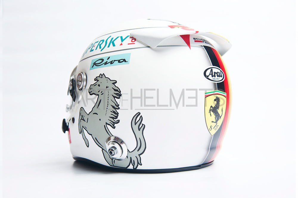 Sebastian Vettel 2017 Australian Grand Prix Full-Size 1:1 Replica Helmet